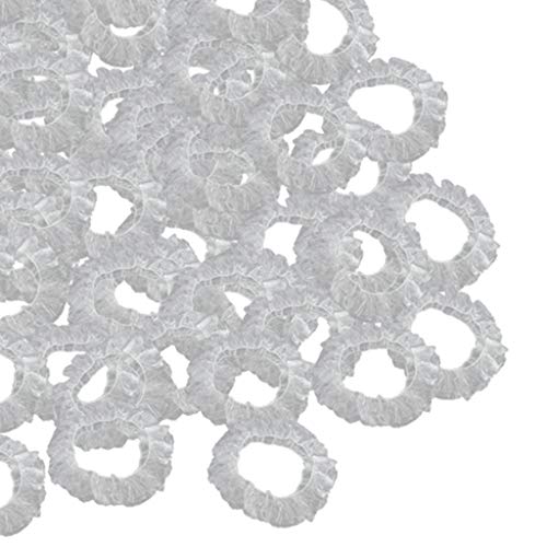 #N/A Capa para volante de carro, conjunto de 100 capas de volante de plástico descartáveis, à prova