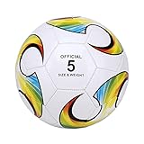 Hbbgdiy Tamaño 5 Fútbol Entrenamiento de fútbol Textura de la Pelota de fútbol al Aire Libre Fútbol de fútbol Fútbol para niños.