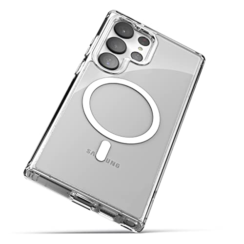 Conjunto de capa de cinto magnético projetado para Samsung Galaxy S23 Ultra com clipe para coldre -