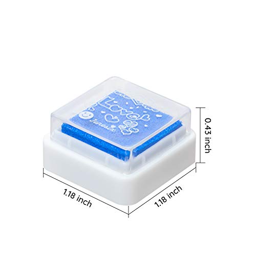 Ancwzoz MU006USIP24 Ink Pad, 24 Colors Finger Washable Craft Ink Pad thumb #2
