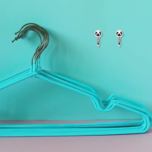 Image of iplusmile 30pcs Heavy Duty Picture Hangers Push Pin Hooks for Wall Art Easy Install for Home Office Design for Cork Boards and Gallery Displays