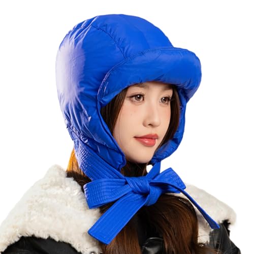 GRABAGECAN Unisex Winter Trapper Hat Comfortable Padded Winter Hat Cold Weather Hat for Warmth and Comfortable