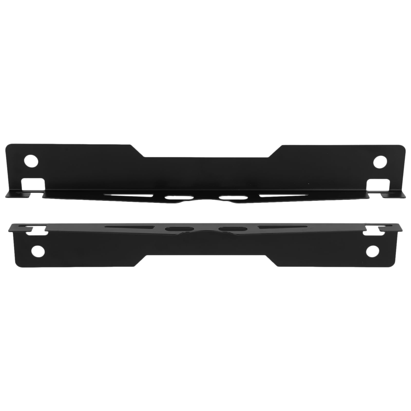 Dilwe Strumento di Allineamento Ruote Piastre per Puntali in Acciaio Inossidabile Strumento di Allineamento Ruote 2 Pezzi 23,62 X 2,95 X 1,97 Pollici per Garage Meccanici Fai-da-Te con Fessure per