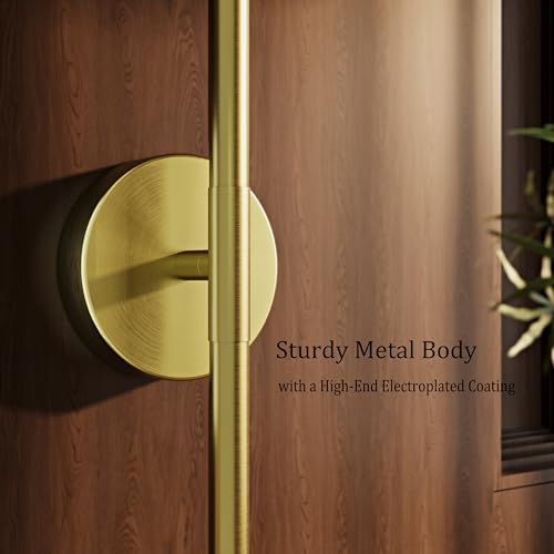 Image of 8000mAh Battery Operated Wall Sconce Set of 2 - 24 Inch, Rechargeable, Dimmable, 3000K-6000K, Remote, Touch Control, Timer, 350 Rotate, LED Wall Lamps for Living Room, Bedroom, Gold