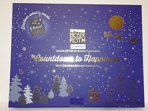 Moser Roth Belgian Luxury Chocolate Advent Calendar 10.76oz 305g