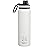Takeya Originals 24 oz Vacuum Insulated Stainless Steel Water Bottle with Spout Lid, White