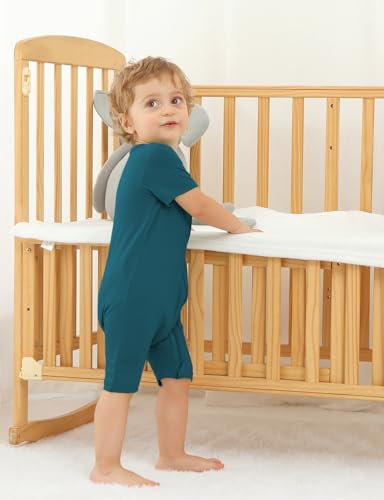 Baby Romper 3 Pack Bamboo Rayon Footless Short Sleeve Zipper Romper3