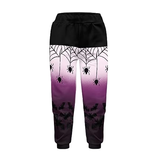 Hawapod Kids Sweatpants Elastic Waist Flap Halloween Baby Clothes Regular Fit Kids Pants Boys Size 10-122