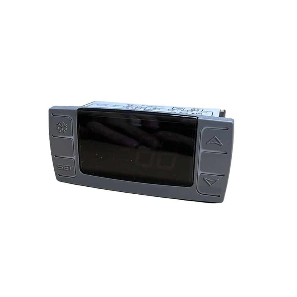 Whychstore XR02CX-5N0C1 Thermostat numérique, contrôleur de température intelligent avec alarme pour réfrigérateur, vitrine, refroidisseur, installation intégrée de -40 à +99 °C