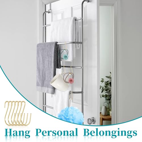 60 Stück Kleine S Haken Gold Edelstahl S Haken Zum Einhängen 2,6 cm Metall Mini Aufhängehaken S-förmige Hängehaken für DIY Handwerk Schmuck Namensschild Hängenden Schlüsselanhänger