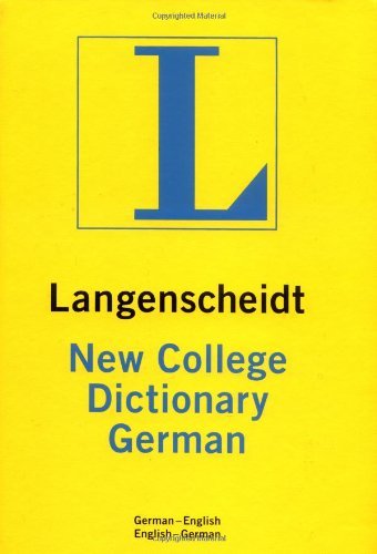 Langenscheidt New College German Dictionary: German-English - English German Thumb-indexed