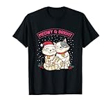 meowy 'bright | natale per gatti maglietta