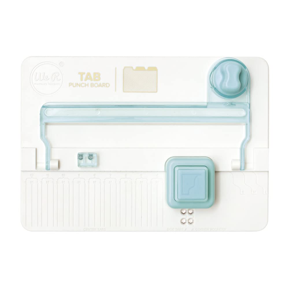 Rayher Tab Punch Board, Blister Pack, 2.2 x 2.35 x 0.55 cm, White