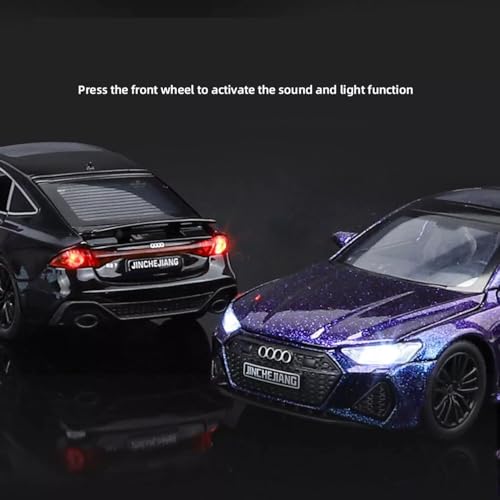 Image of Alokik Enterprise 1:32 Audii RS7 Sports Diecast Metal Pull Back Car with 6 Openable Doors with Sound and Lights Toy Decoration Car Best Gift Toys for Kids 【Color As Per Stock】