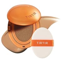 [*Mini Size*] TIRTIR Mask Fit Ai Filter Cushion Foundation | AI-Like Semi-Matte Finish - Up to 72-Hour Medium to Full Coverage Korean BB Cushion Make up Beauty, #33N Macchiato, 0.15 Fl Oz