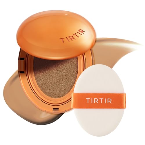 Image of [*Mini Size*] TIRTIR Mask Fit Ai Filter Cushion Foundation | AI-Like Semi-Matte Finish - Up to 72-Hour Medium to Full Coverage Korean BB Cushion Make up Beauty, #33N Macchiato, 0.15 Fl Oz
