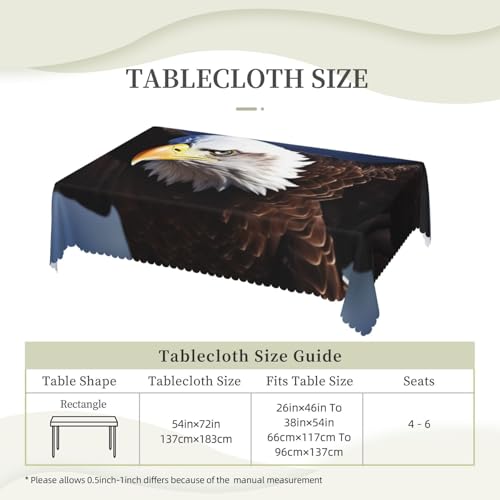 Nappe aigle rectangulaire imperméable et lavable pour une protection de table efficace - 7