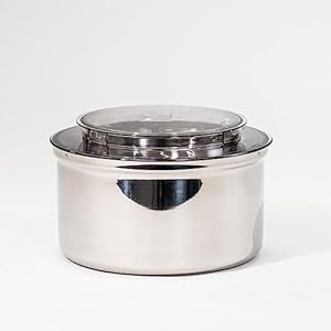 Stainless Steel Bowl wITH Bottom Drive Fits All Bosch Universal and Nutrimill Artiste Mixers