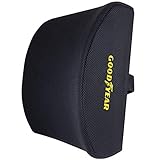 Goodyear, GY1003 Lumbar Support Pillow 100% Pure Memory Foam Helps Relieve Lower Back Pain Breathable Mesh