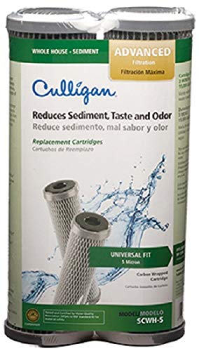Image of Culligan SCWH-5 Whole House Water Filter Cartridges-Standard-Duty Carbon Replacement Filter Reduces Sediment,Rust,Scale&Dirt for Clean Drinking Water or for Cooking,15,000 Gallons. 2 Count (Pack of 6)