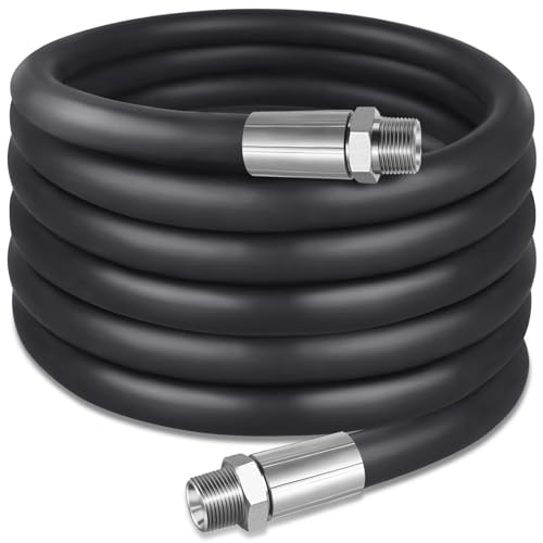 Boltigen 14FT 1inch Fuel Transfer Hose, Farm Pump Tank Tube Fuel Hose for Dispensing Diesel Fuel, Gasoline, Grease, Kerosene, Petroleum Oils