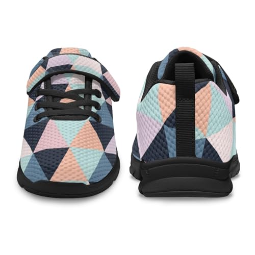 Sneakers for Kids Girls Cute Soft Casual Daily Wear Non Slip Hook and Loop Floral Print Running Gym Sneakers4