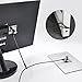 I3C Laptop Lock, Combination Security Lock Cable with Keys and Anchor Plate, Anti Theft Lock for Business Electronics, Monitors, Tablets, Smart Phones (2 Laptop Locks Head)