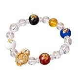 Lucky Shop MADE IN JAPAN owl good luck bracelet for women men feng shui bracelet guardian deities 6-8 inches good luck charm crystal bracelet for women men unisex