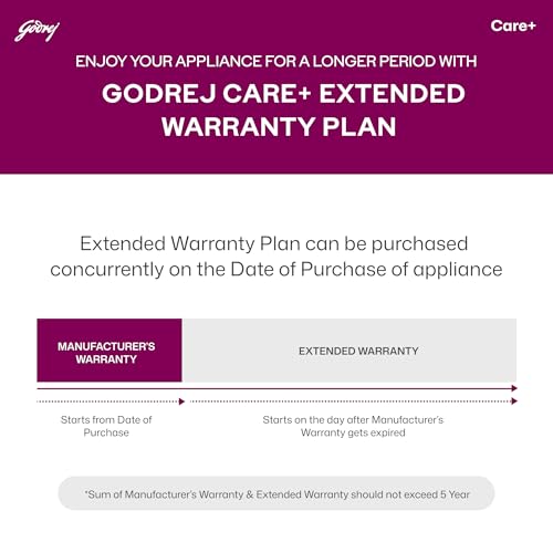 Image of GodrejCare+ 1Year Extended Warranty Plan for Refrigerators Priced INR 50,001 & Above | Comprehensive Appliance Protection | Email Delivery | No Physical Product