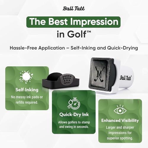Ball Tatt Monogram Golf Stamp