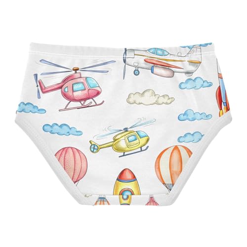 Colorful Air Vehicles Helicopters Toddler Girls's Underwear 2T 202c13772