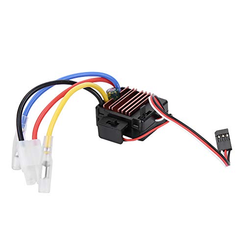 Acouto 60A RC Brushed Electronic Speed Controller for Remote Control Car Accessory Car Model Brushless ESC 1060