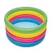 Produktbild BESTWAY 5117 Alberca aufblasbar, rund, 1,57 x 46 cm, 4 Ringe, Regenbogen, Mehrfarbig