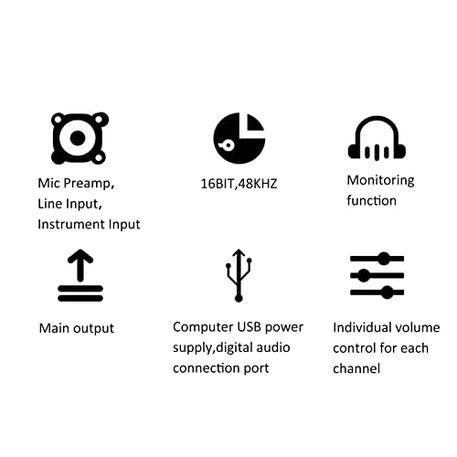 Dj E Iluminación, Musical Instruments mezcladora 2 canales Marca Dilwe (3)