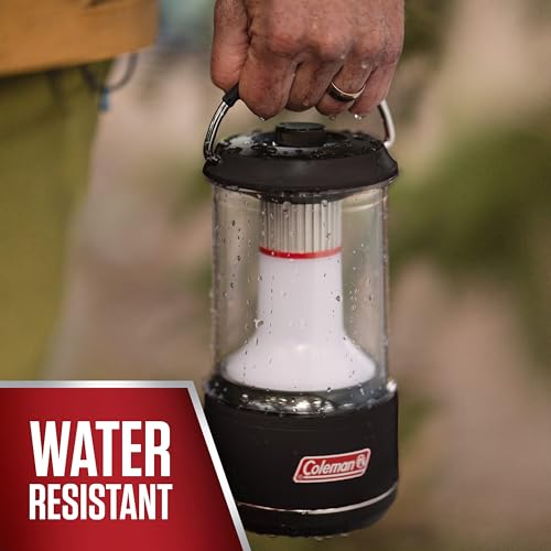 Image of Coleman LED Lantern with Enhanced Battery Protection, Water-Resistant, Batteries Last up to 25% Longer Than Other Lanterns, Great for Camping, Power Outage, Emergencies, & More