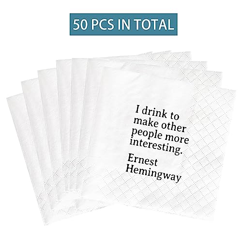 Joyiou-Drinking-Quotes-Napkins-Dessert-Napkins-Disposable-Paper-Beverage-Napkins-for-Birthday-Events-Holidays-Weddings-Party-Supplies-Decorations-Favors-Gifts-50-Pack-2-Ply-45-x-45-in Joyiou Drinking Quotes Napkins Dessert Napkins Disposable Paper Beverage Napkins for Birthday Events Holidays Weddings Party Supplies Decorations Favors Gifts 50 Pack 2 Ply 45 x 45 in