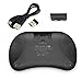Rii 2.4GHz Mini Wireless Keyboard with Touchpad & QWERTY, Backlit Portable Keyboard Wireless Remote Control for Laptops/PCs/Tablets/Windows/Mac/TV/Xbox/PS3/Raspberry Pi (i8+ White)