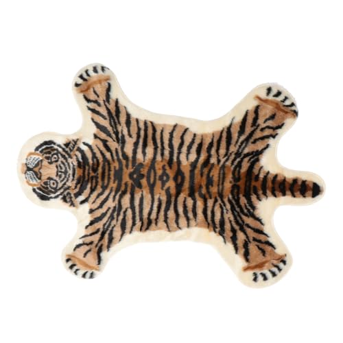 TOPBATHY Alfombra De Leopardo De Imitación Alfombra De Piel De Animal Junto A La Cama Plegable para Juegos s De Área De Animales De es De es