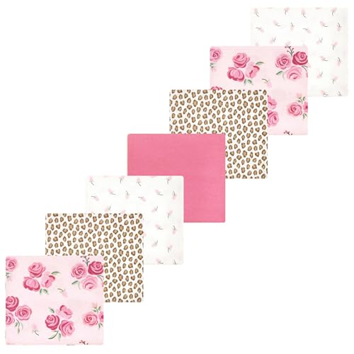 Image of Luvable Friends Little Treasure Flannel Receiving Blankets 7pk