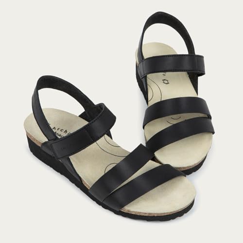Image of NAOT Kayla Women's Sandals - Supportive 3-Strap Design with Backstrap, Cork & Latex Footbed - Arch Support - Travel-Friendly Comfortable Walking Sandals for All-Day Wear