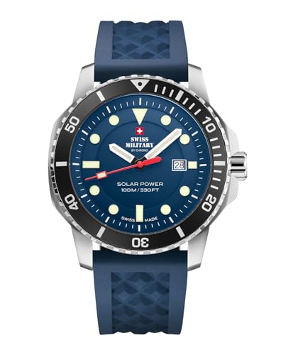 Montre solaire à quartz homme Swiss Military SMS34102.04, l'alliée des aventures urbaines