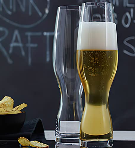 Image of Craft Beer Glasses | Set of 6 | 500 ml | Stout Craft Beer Glass | Tall Beer Glass | Perfect for Serving Beer, Mocktails, Cocktails, Juices