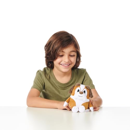 Image of Bluey and Friends Stuffed Plush - Choose from Muffin, Princess Muffin, Winton, Honey, Mackenzie, Snickers, or Coco - Official Soft Toy for Kids Ages 3+ (Winton)