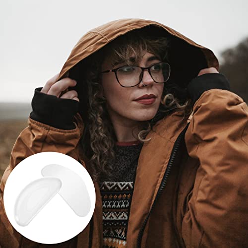 Androxeda 15 Paires Plaquettes de Nez en Silicone Antidérapant Coussinets de Nez Adhésif pour Lunettes Lunettes de Soleil Spectacles (Transparent) - Image 6