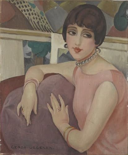 Peinture à l'huile faite à la main célébrant l'histoire de Lili par Gerda Wegener