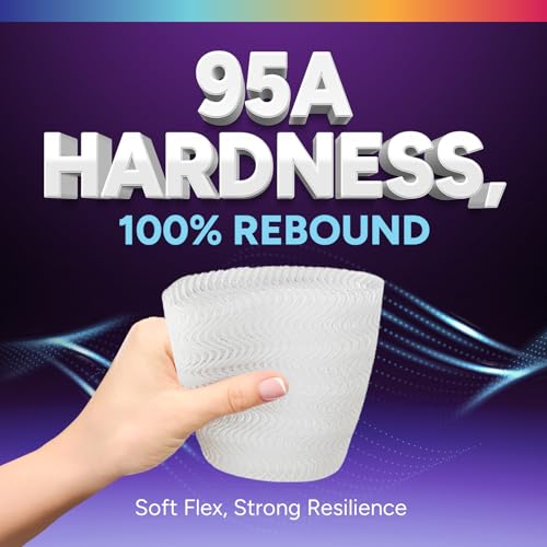 Image of OVERTURE TPU High Speed Filament 1.75mm Flexible Roll, 95A Soft 3D Printer Filament, 1kg Spool (2.2 lbs), Fit Most FDM Printer (HS TPU Translucent Purple)