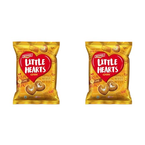 Image of Britannia Little Hearts, 75g (Pack of 2)
