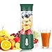Przenośny blender, osobisty blender do koktajli i koktajli Mini Blender USB Akumulator nablatowy Blender Przenośna sokowirówka (ciemnozielony)