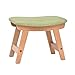 Taburete de pies de bambú Taburete de pie, estante de almacenamiento, liviano duradero y antideslizante, para la cubierta del asiento de la cama del hogar se puede quitar para la limpieza, 4 colores