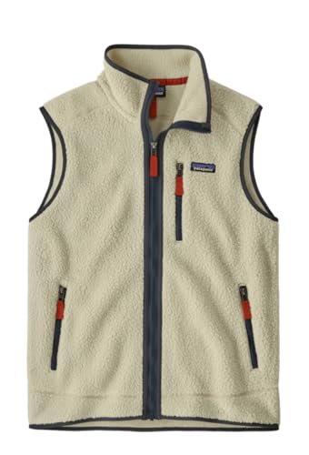 Patagonia Herren M's Retro Pile Vest, Pelican W/Smolder Blue, XL EU